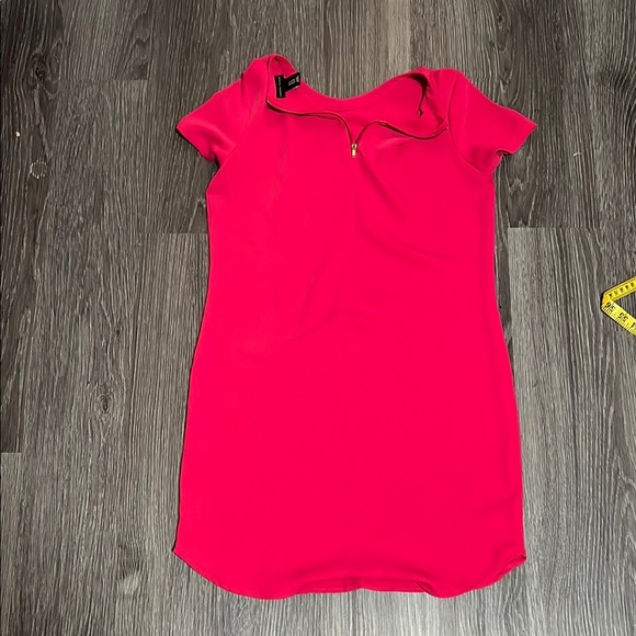 Adrienne Vittadini Pink Sheath Mini Dress - Picture 8 of 8